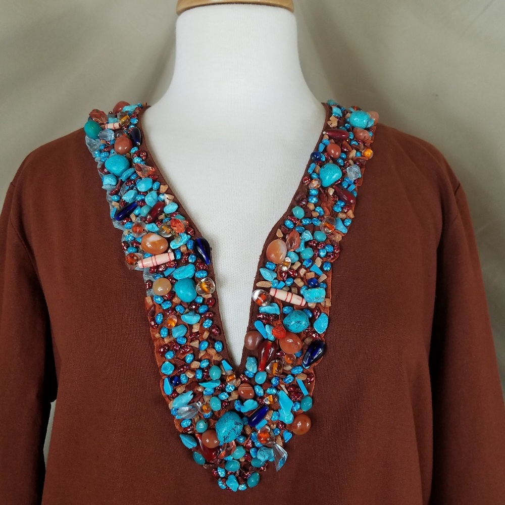Sandy Starkman Beaded Tunic